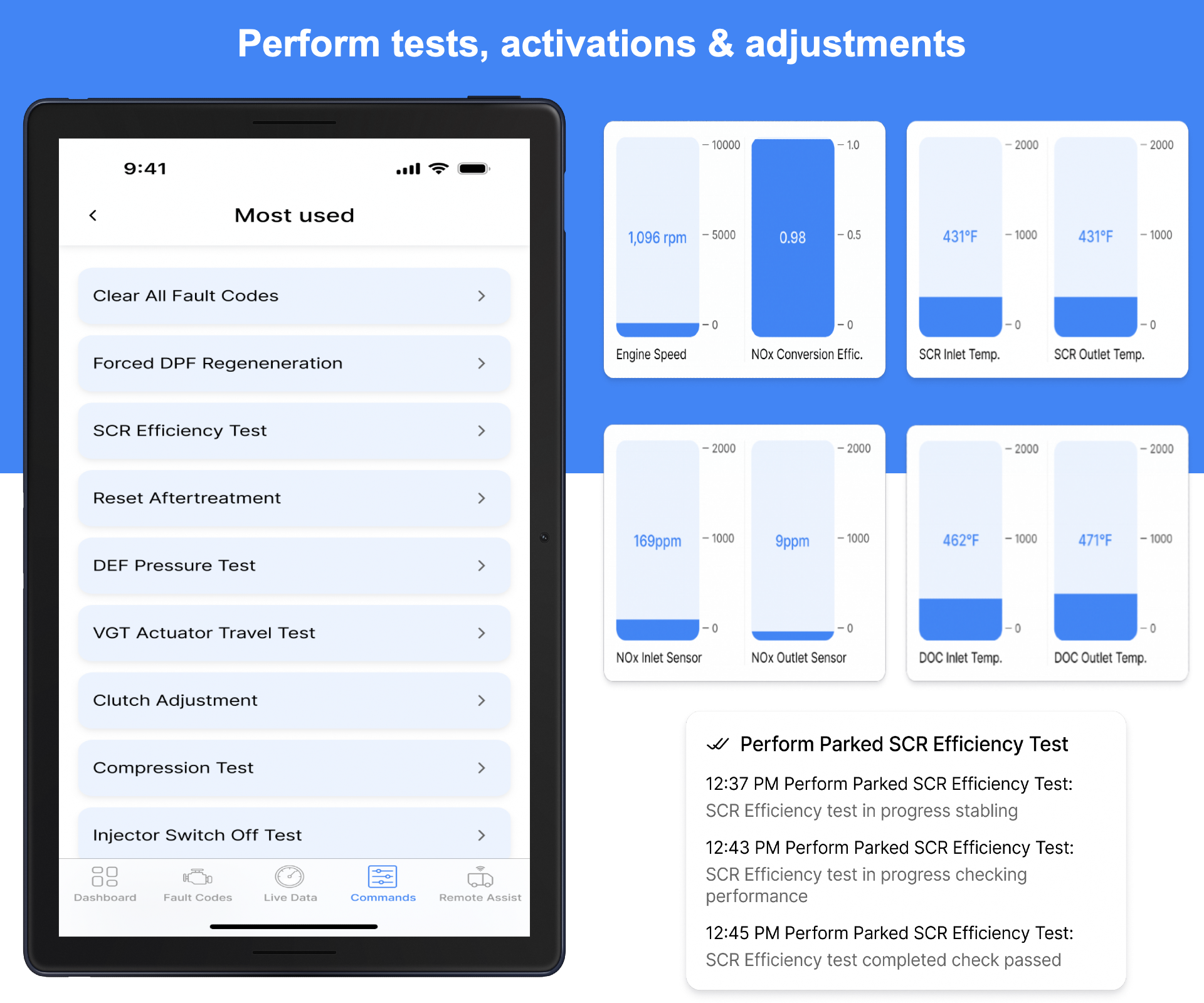 Semi Truck Scan Tool and Remote Diagnostics